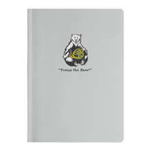Load image into Gallery viewer, Paperback Journal "Praise the Bear" Light Grey