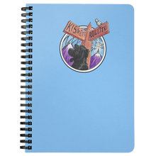 Load image into Gallery viewer, Spiral bound Notebook "Kismett Roulette" Light Blue
