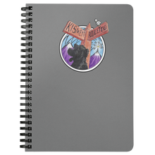Load image into Gallery viewer, Spiral bound Notebook "Kismett Roulette" Grey