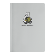Load image into Gallery viewer, Paperback Journal &quot;Praise the Bear&quot; Light Grey
