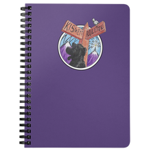 Load image into Gallery viewer, Spiral bound Notebook &quot;Kismett Roulette&quot; Purple

