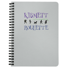 Load image into Gallery viewer, Spiral bound Notebook &quot;Kismett Crew&quot; Light Grey
