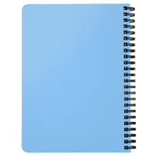 Load image into Gallery viewer, Spiral bound Notebook &quot;Kismett Roulette&quot; Light Blue
