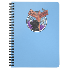 Load image into Gallery viewer, Spiral bound Notebook &quot;Kismett Roulette&quot; Light Blue
