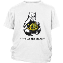 Load image into Gallery viewer, Youth Tee Shirt &quot;Praise the Bear&quot;
