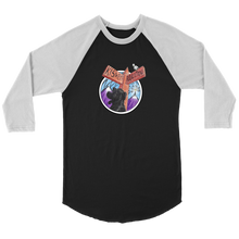 Load image into Gallery viewer, Unisex 3/4 Sleeve Shirt &quot;Kismett Roulette&quot;
