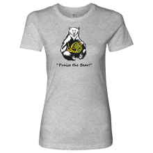 Load image into Gallery viewer, Women&#39;s Tee Shirt (cotton) &quot;Praise the Bear&quot;
