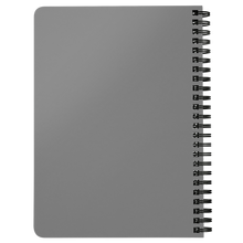 Load image into Gallery viewer, Spiral bound Notebook &quot;Kismett Crew&quot; Grey
